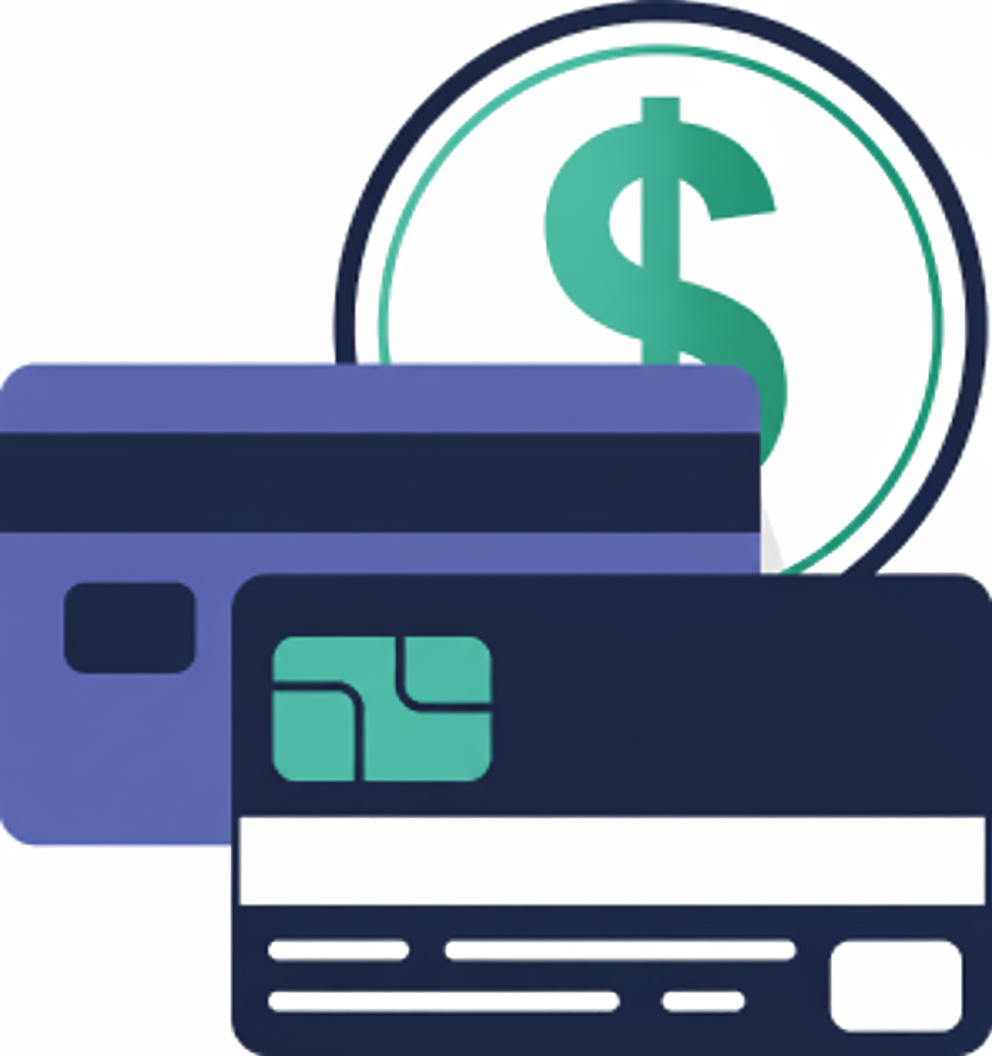 Secure payment logo for online travel booking